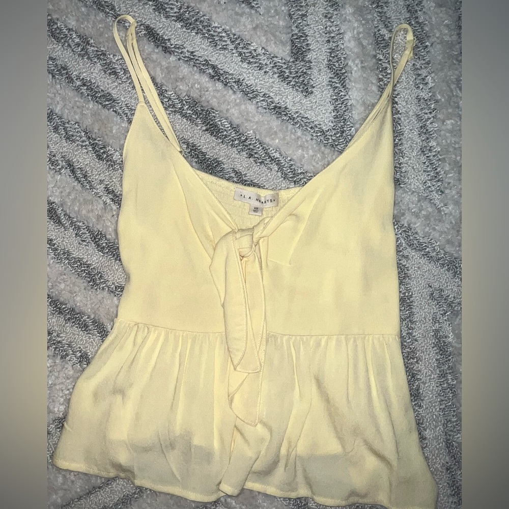 Pacsun Yellow Tank Top